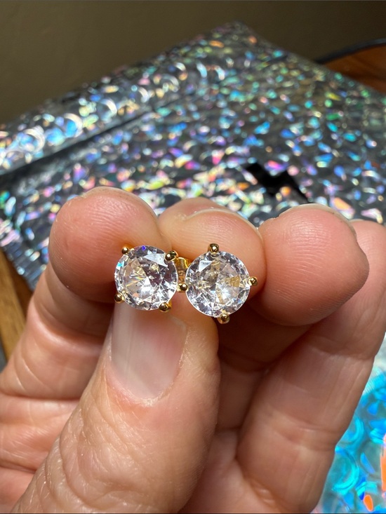 Electric Picks Jewelry - Electric Picks Gold legacy Stud Earrings .Alexa Anglin collab